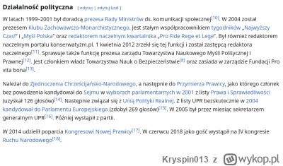 Kryspin013 - >@Kryspin013: https://pl.wikipedia.org/wiki/Adam_Wielomski

@panDario: c...