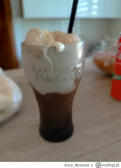 Karp_Molotow - Coca-Cola z lodami waniliowymi i lodem, poezja. #foodporn #cocacola #j...