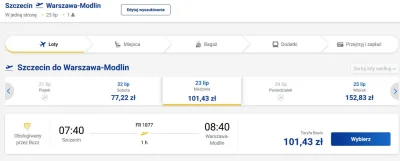 Logan00 - @Miturz: Ryanair masz za około 100zl w jedną stronę