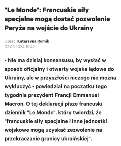 GryzeKisiel - Francuzów widzę aż świerzbi ręka żeby pobłogosławić ruskich #wojna #ros...