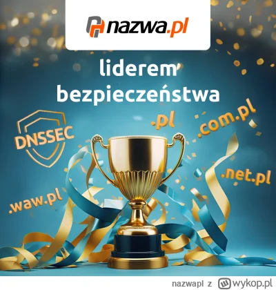 nazwapl - nazwa.pl liderem bezpieczeństwa!

Zdobyliśmy I miejsce za największy procen...