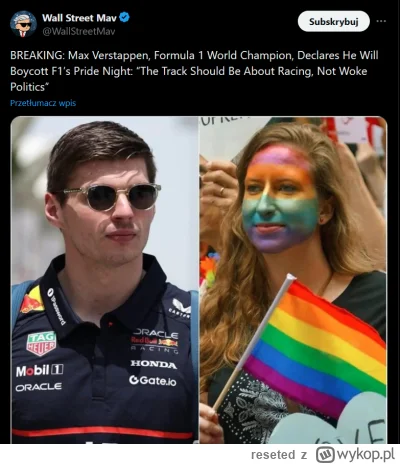 reseted - #f1 
I jak tu nie szanować Pana Kierowcę Mistrza Świata Rozumu i Godności C...