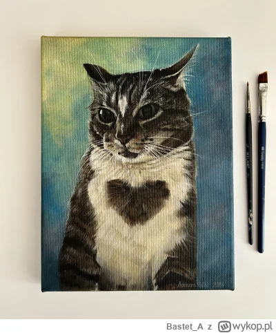 Bastet_A - Akryl na płótnie 18cm x 24cm

Malowany na podstawie przesłanego zdjęcia.
#...