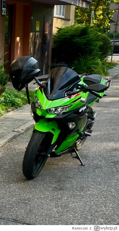 Kaneczai - @Ligniperdus Wpadła ninja 400, ma już sportowe sety i ori akrapa. Wrzesień...