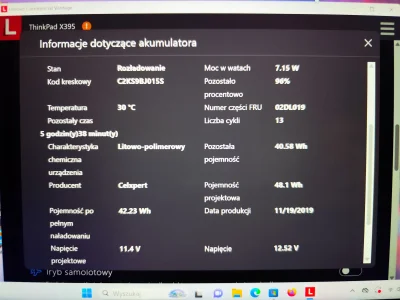 synadama - #komputery  #laptopy #informatyka 

Zdrowie baterii wynosi 87,8% a trzyma ...