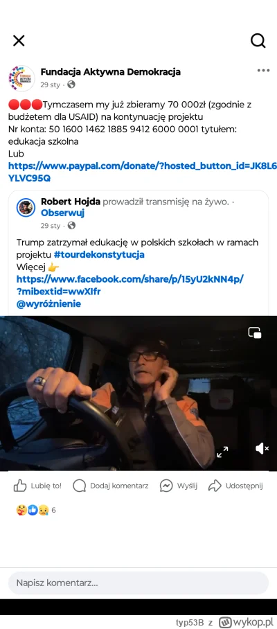 typ53B - #bekazlewactwa #bekazpodludzi #heheszki 
USAID wspierało KODomitów, w tym Ho...