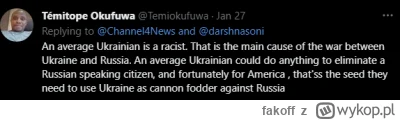 f.....f - Według nignoga Ukraincy i Ruscy to osobne rasy dlatego Ukraincy to rasisci ...