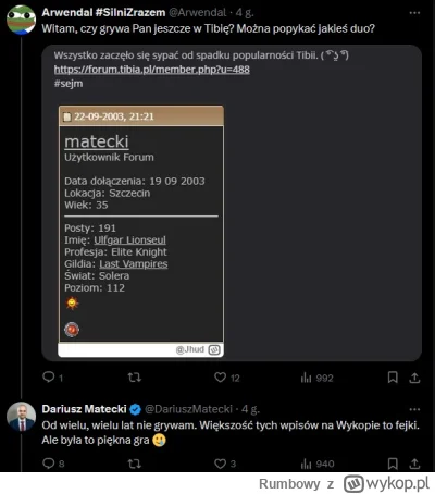 Rumbowy - @Jhud: jest odpowiedź szmateckiego