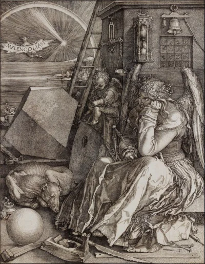 cheeseandonion - Melancholia by Albrecht Dürer (1514).

#olejnieolejocet