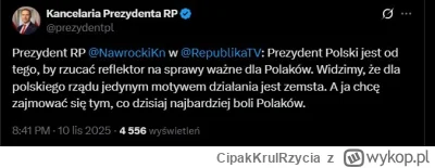 CipakKrulRzycia - #polityka #nawrocki #bekazpisu #polska #reflektor
Nie tyko boksuje ...
