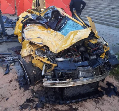 Tumurochir - RMF FM: W środku samochodu, który rozbił się przy moście Dębnickim w Kra...
