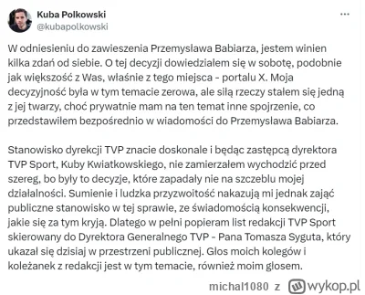 michal1080 - Jak już nawet jeden z zastępców Kwiatkowskiego się wyłamał (Idzi chyba s...