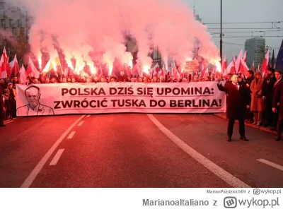 MarianoaItaliano - @Wwolt: No, bo według nich Tusk miałby iść w marszu w którym uczes...