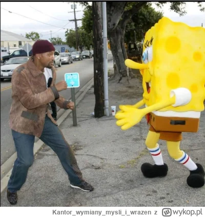 Kantorwymianymysliiwrazen - Pan gąbka w natarciu. ¯\\(ツ)/¯
#ciekawefoto #heheszki 
SP...