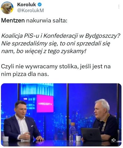 officer_K - Pryszczaty populista z Torunia na prawdę nie ma wstydu... To samo byłoby ...