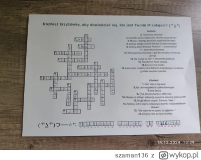 szaman136 - @szaman136 super krzyżówka, musiałem się trochę wspomóc netem bo jednak a...