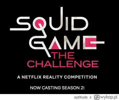 aptitude - Właśnie wysłałem swój casting do Squid Game sezon 2, rany, dużo wymagali, ...