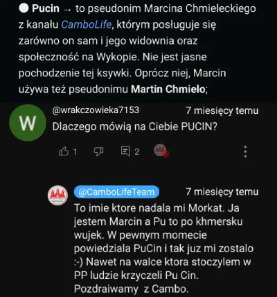 -x_x- - @pelt: Mam drobną korektę do słownika w szybkim przewodniku na Reddit. Ksywa ...