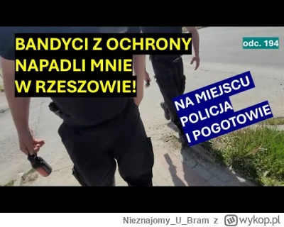 NieznajomyUBram - Złapałem razem z innym tagowym kolegą ochraniaczem tego prowokatork...