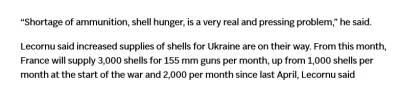 Thorkill - >UE produkuje 1 milion sztuk amunicji artyleryskiej rocznie,

@szef_foliar...