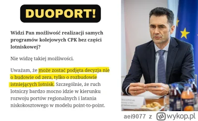 aei9077 - Wiceminister infrastruktury znowu coś podsrywa o duoporcie...

#cpk #polska...