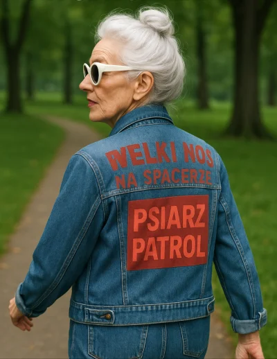 Siemabro - Jakaś starsza pani dziwnie ubrana chodzi po parku.
Ktoś ją kojarzy? 

#heh...