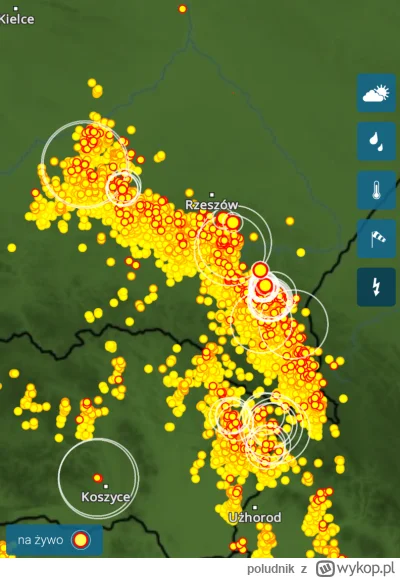 poludnik - trwa właśnie akcja odłączania #podkarpacie od Polski 
#burza