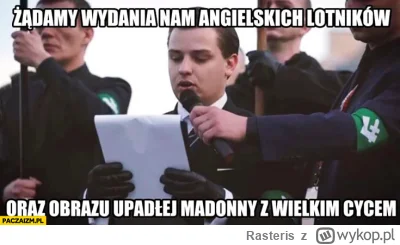 Rasteris - @CrazyZdzich: zażądali od prezydenta wydania angielskich lotników? ( ͡° ͜ʖ...