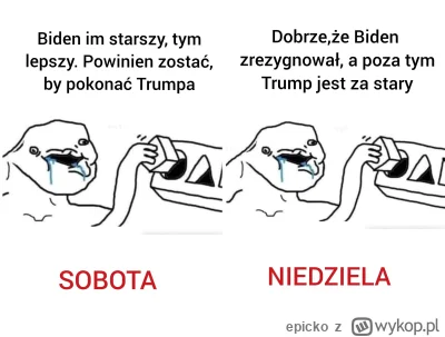 epicko - XD #bekazlewactwa #polityka #usa #trump #biden