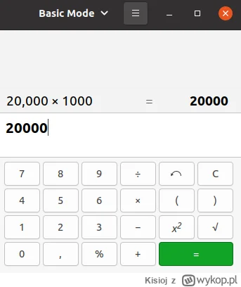 Kisioj - @berix1: bez sensu, tam było napisane 20.000k. k = 1000. Jak sobie wpiszesz ...