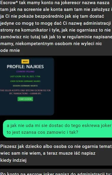 Gerszing - Heja po ostatniej #!$%@? się nie poddaje i znalazłem kolejnego sellera i c...