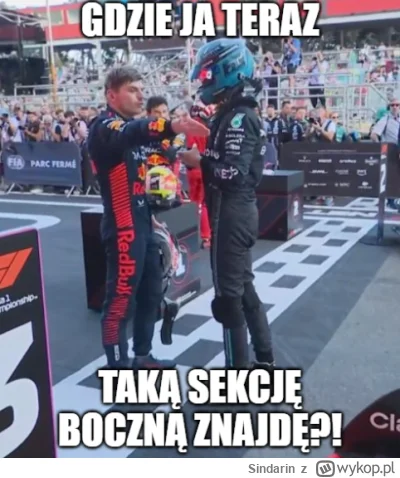 Sindarin - #f1 
- Maksymilianie nie denerwuj się...
- JAK MAM SIĘ NIE DENERWOWAĆ