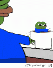 Szyszkalogin - #przegryw Pije kawę woseba ta kawa budzi mnie.