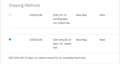 NUSFIT - #hiliq Wie ktoś albo ma doswiadczenie która opcja wysyłkowa jest lepsza z hi...