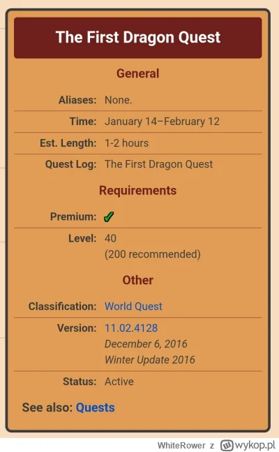 WhiteRower - @qras to ciekawe, bo questa wprowadzili 8,5 roku temu i masz go zrobione...