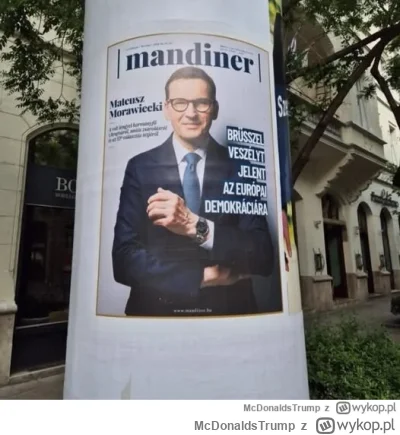 McDonaldsTrump - Pamiętacie jak takie plakaty wisiały w Budapeszcie? tłumaczenie:

Ma...