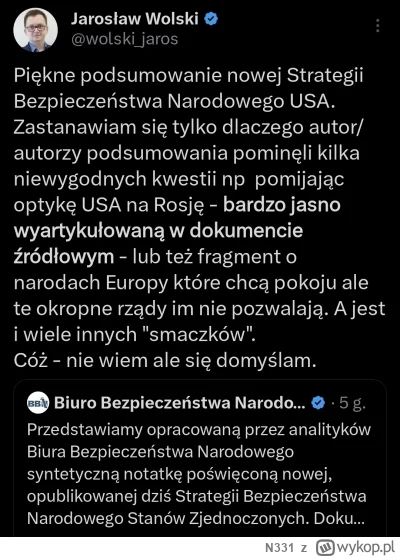 N331 - PiS kupował uzbrojenie od USA bez żadnego trybu, bez konkursu, bez przetargu, ...