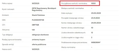 EiderSeek - @KrolJulian: To są obligacje skarbowe notowane na GPW i taka jest ich war...