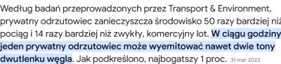 Xefirex - Z reguły pomysły lewicy są głupie, ale akurat opodatkować odrzutowce jestem...