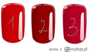 larine - Proszę o pomoc w doborze koloru - który odcień czerwieni jest najładniejszy?...
