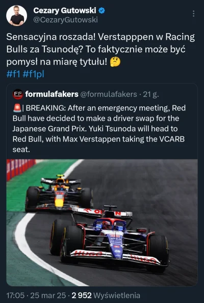 CharakternyZasadowiec - #f1
Potężny dziennikarz kolejny raz łapie się na troll konto....