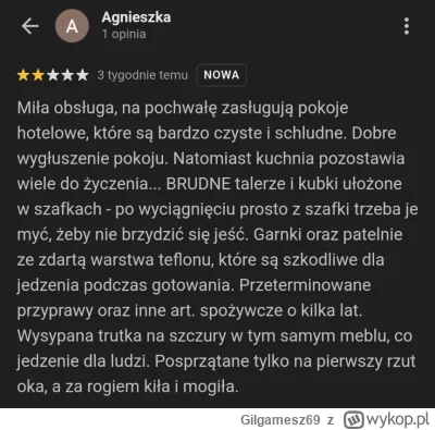 Gilgamesz69 - Czytam sobie opinię z hotelu w którym obecnie przebywam i trafiłem na t...