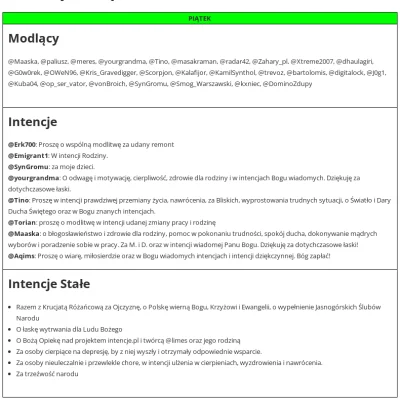 dendrofag - @Maaska, @paliusz, @meres, @yourgrandma, @Tino, @masakraman, @radar42, @Z...