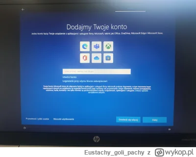 Eustachygolipachy - Jak się teraz instaluje windows 10 bez tego z-------o konta micro...