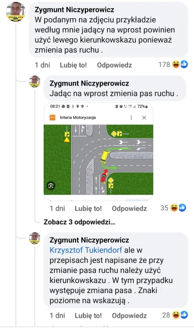 Krupier - Wiedza polskich kierowców o przepisach w jednym obrazku. XD

Jedziecie pros...