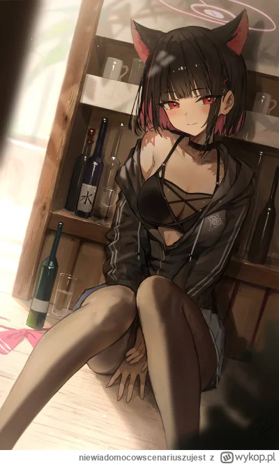 niewiadomocowscenariuszujest - #randomanimeshit #bluearchive #kazusa #redeyesalert #r...