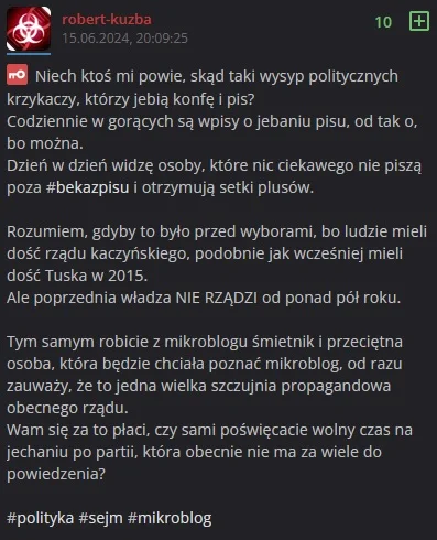 HrabiaTruposz - @Gours: Z kim Ty w ogóle chłopie dyskutujesz w tym wątku, przecież to...