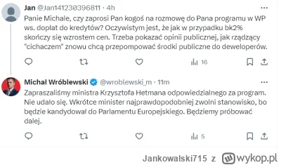 Jankowalski715 - No i cyk Hetman nie chciał przyjść na wywiad do Wirtualnej Polski ws...