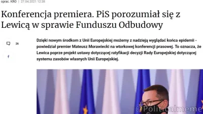 Nighthuntero - @ish_waw: Oczywiście, że Lewica. Już raz się przecież sprzedali za KPO...