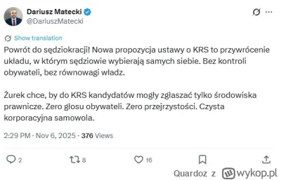 Quardoz - #polityka #bekazpisu #bekazprawakow Czyli głos obywateli jest wtedy jak Zio...
